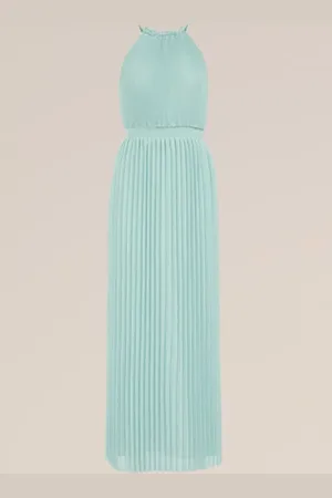 WE Fashion Dames plissé jurk - Regular fit -