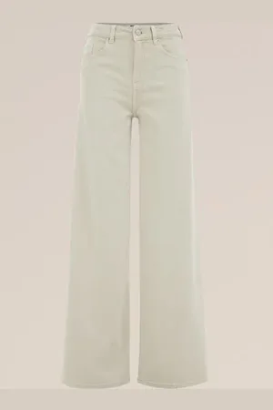WE Fashion WE Studio - Dames high rise wide leg jeans - High waist -
