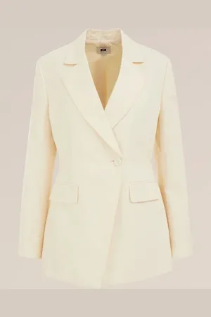WE Fashion WE Studio - Dames blazer van linnenmix - THE ICONIC BLAZER - - Tencel