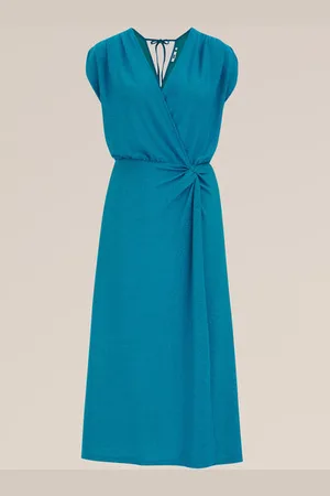 WE Fashion Dames jurk met glittergaren - Regular fit -