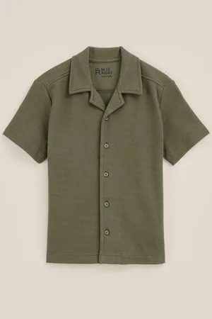 WE Fashion Jongens overshirt met structuur - Regular fit - - Katoen