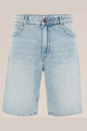 WE Fashion Blue Ridge - Heren loose fit denimshort - Loose fit - - Katoen