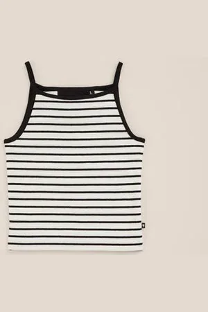 WE Fashion Meisjes cropped tank top - Cropped - - Katoen