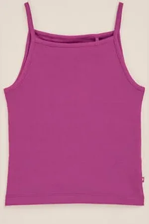 WE Fashion Meisjes cropped tank top - Cropped - - Katoen