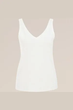 WE Fashion Dames singlet - Regular fit - - Katoen