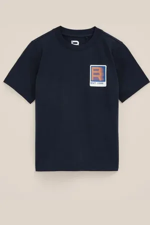 WE Fashion Blue Ridge - Jongens T-shirt met opdruk - Regular fit - - Katoen