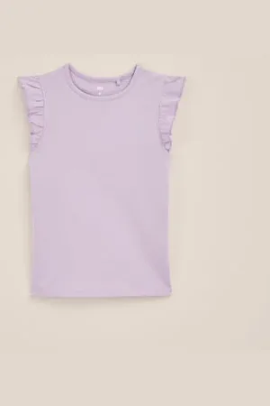 WE Fashion Meisjes singlet - Regular fit - - Katoen
