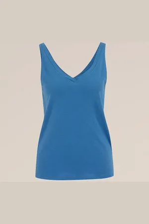WE Fashion Dames singlet - Regular fit - - Katoen