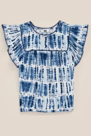 WE Fashion Meisjes blouse met dessin - Regular fit - - Livaeco viscose