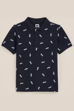WE Fashion Blue Ridge - Jongens polo met opdruk - Regular fit - - Katoen