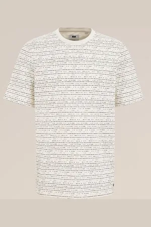 WE Fashion Heren T-shirt met dessin - Regular fit - - Katoen