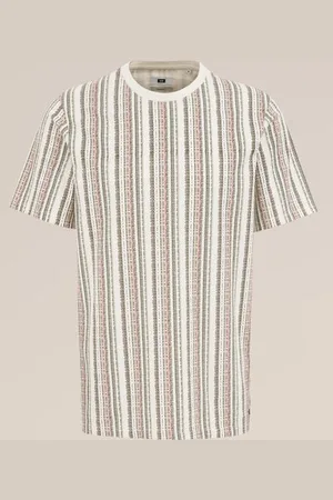 WE Fashion Heren T-shirt met dessin - Regular fit - - Katoen