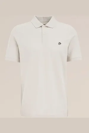 WE Fashion Fundamentals - Heren polo met structuur - Slim Fit - - Katoen