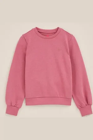 WE Fashion Meisjes sweater met embroidery - Regular fit - - Katoen