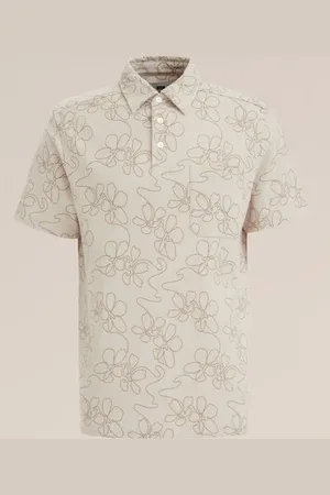 WE Fashion Heren polo met dessin - Regular fit - - Katoen