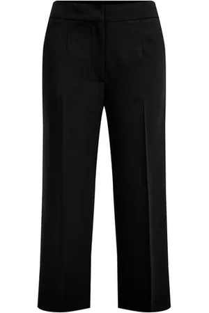 WE Fashion Dames regular fit pantalon - Curve - Regular fit - - Plus Size