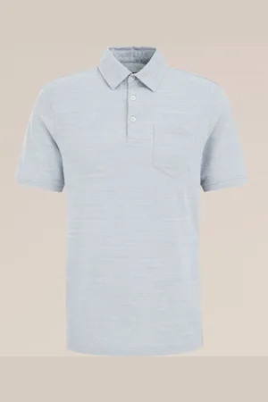 WE Fashion Van Gils - Heren fijngebreide polo - Regular fit -