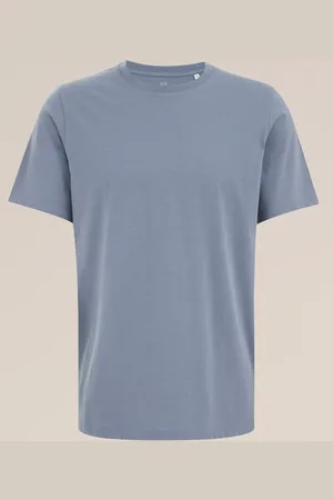 WE Fashion Heren T-shirt van 100% katoen - Regular fit - - Katoen