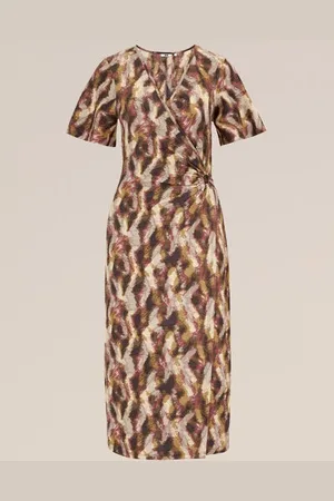 WE Fashion Dames jurk met dessin - Regular fit -