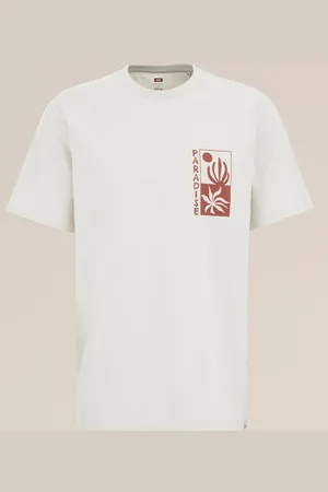 WE Fashion Heren T-shirt met opdruk - Regular fit - - Katoen