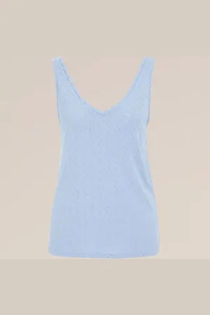 WE Fashion Dames singlet met structuur - Regular fit -