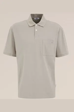 WE Fashion Blue Ridge - Heren polo met structuur - Regular fit - - Katoen