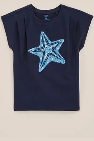 WE Fashion Meisjes singlet met embroidery - Slim Fit - - Katoen