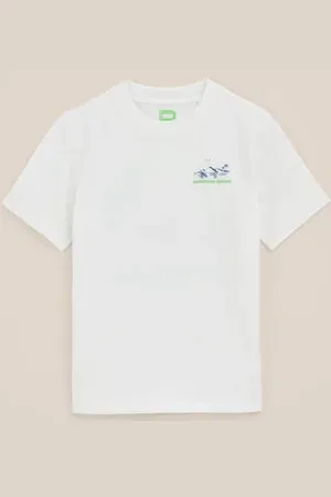 WE Fashion Blue Ridge - Jongens T-shirt met opdruk - Regular fit - - Katoen