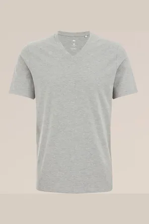 WE Fashion Heren T-shirt - Slim Fit - - Katoen