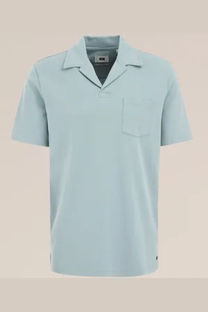 WE Fashion Heren slim fit polo - Slim Fit - - Katoen