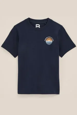 WE Fashion Blue Ridge - Jongens T-shirt met opdruk - Regular fit - - Katoen