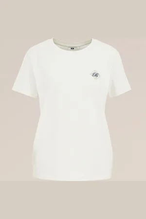 WE Fashion Dames T-shirt met opdruk - Regular fit - - Katoen