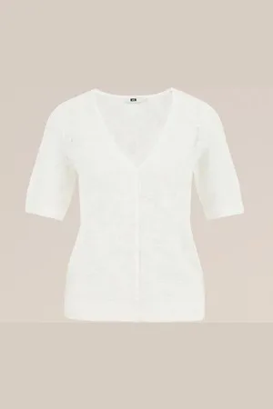 WE Fashion Dames fijngebreid vest - Regular fit - - Viscose