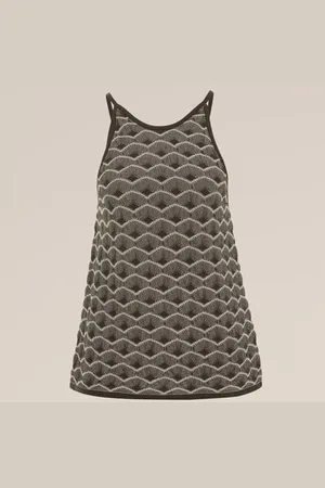 WE Fashion Singlet met structuur - Regular fit - - Katoen