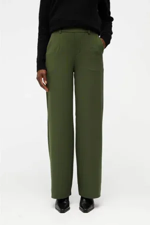 Object Wide leg pantalon OBJLISA van polyester