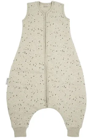 Meyco Baby winter slaapoverall jumper Rib Mini Spot sand melange