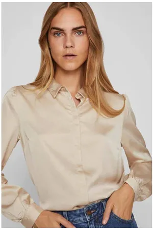 VILA Blouse VIELLETTE van polyester