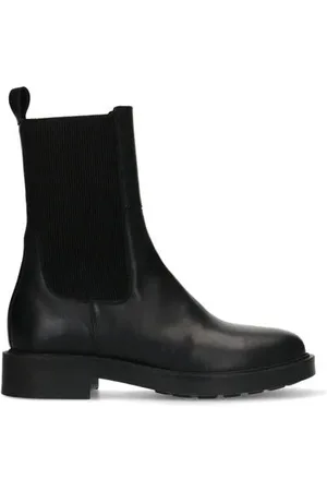 Sacha Leren chelsea boots
