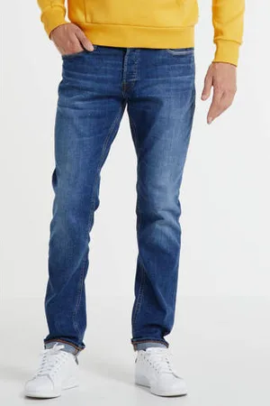 JACK & JONES Slim fit jeans JJIGLENN JJORIGINAL blue denim