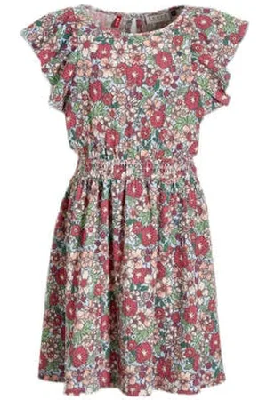 Looxs Little gebloemde jurk