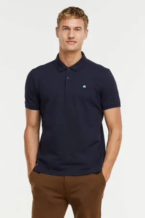 Lerros Regular polo donkerblauw