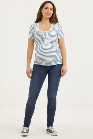 Love2wait Low waist skinny zwangerschapsjeans met katoen