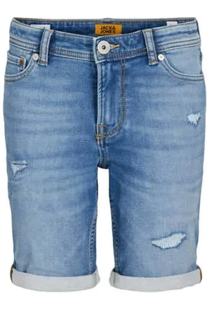 JACK & JONES JUNIOR slim fit jeans bermuda JJIRICK