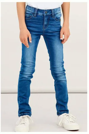 NAME IT KIDS slim fit jeans NKMTHEO stonewashed