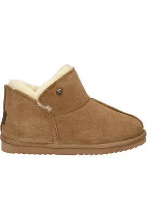 Warmbat Australia Gevoerde suède pantoffels