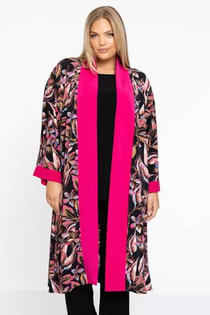 Yoek Gebloemd kimono DOLCE van travelstof