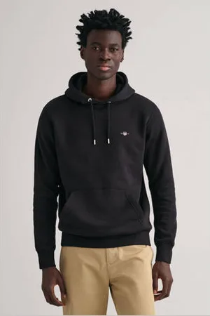 GANT Hoodie Shield met logo en borduursels