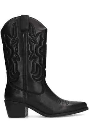 Manfield Leren cowboy laarzen