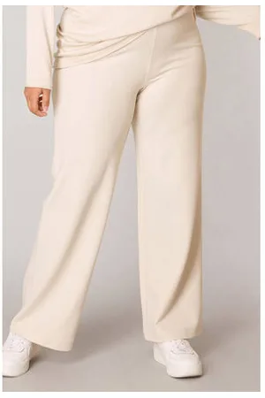 Base Level Wide leg broek Arah beige