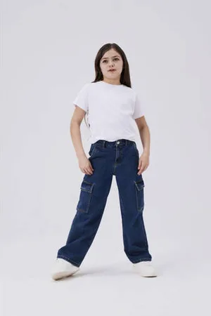 NAME IT KIDS wide leg jeans NKFROSE